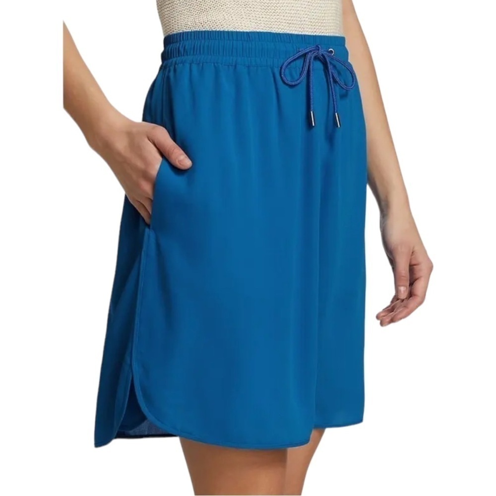 ATM Crepe‎ Georgette Drawstring Skirt